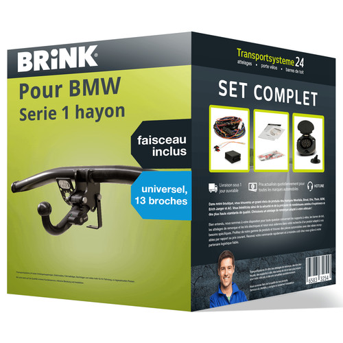 Attelage amovible brink pour - attelage,