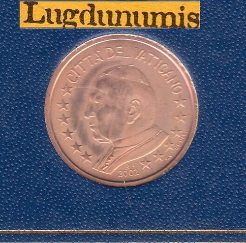 Vatican 2002 centimes euro - vatican, 5