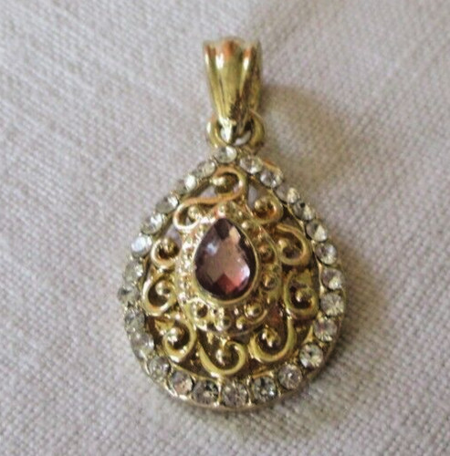 Ancien pendentif plaqué - pendentif,