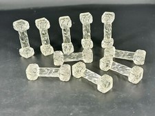 10 PORTE COUTEAUX EN VERRE