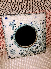 Miroir mosaique  ( Marie Louise )terre de fer ( moulin Des loups & hamage )