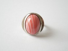 Bague Couleur Argent En Verre