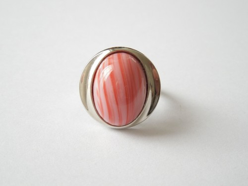 Bague couleur argent - bague, en