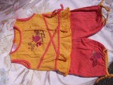 ensemble  pour  bébé 3/6 mois ou poupée reborn,baigneur 55/60cm