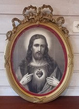 Ancien Grand Cadre bois et