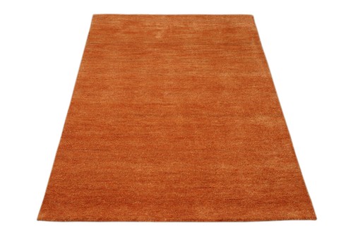 Tapis gabbeh 100 laine orange - gabbeh, 100%