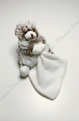 Doudou plat mouchoir - doudou, ours