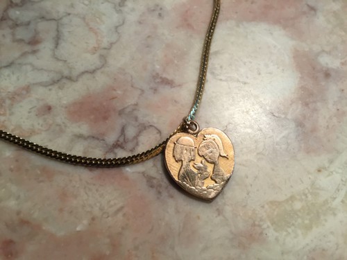 Collier amoureux peynet - amoureux, de