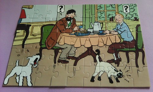 Puzzle jeux nathan tintin - jeux,