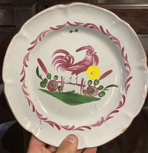 Assiette ancien faïence - assiette,