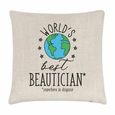 Coussin Housse Meilleur Beauticien Du Monde Drôle Préféré Salon De Beauté