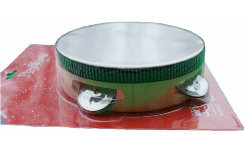 Tambourin enfant bois cuir - bois,