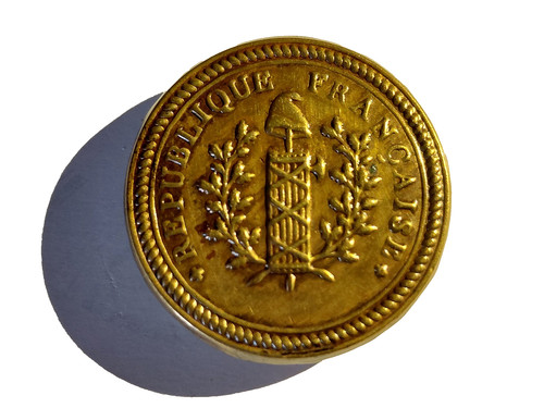 Bouton révolution officier - bouton,