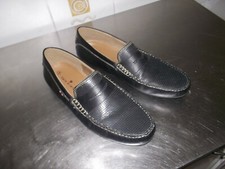 mocassin cuir noir 41