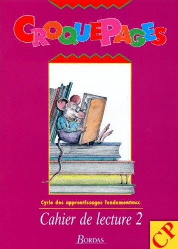 Croquepage cahier lecture - croquepage, de