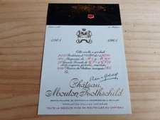 étiquette vin chateau Mouton