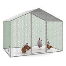 Enclos poulailler 3 m² parc grillagé 2,20x1,4 M acier galvanisé