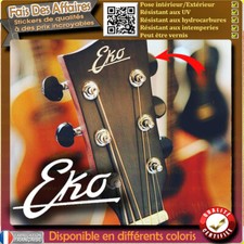 sticker autocollant Eko GUITAR