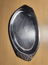 Vide-poche ovale en aluminium