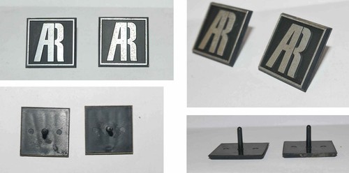 Logos en plastique - x,