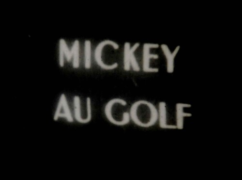 Mickey golf - au, 1941)