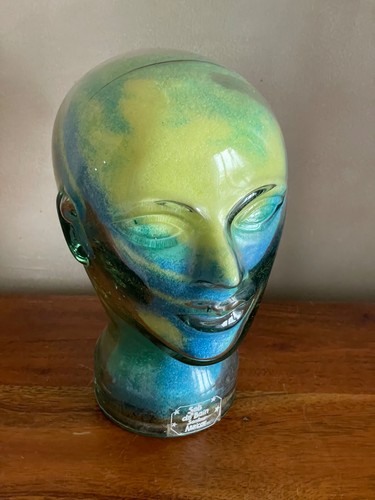 Ancienne tête en verre - ancienne,