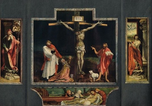 Reproduction ancienne retable - reproduction,