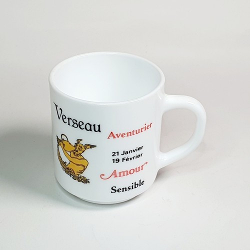 Ancien mug tasse verseau - mug,