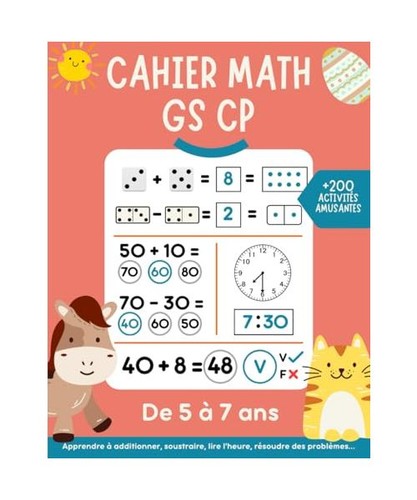 Cahier math apprendre - math,