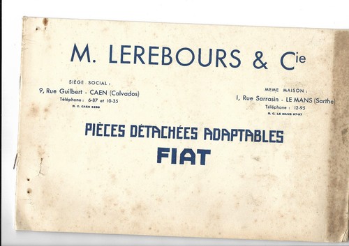 Catalogue pièces détachées - catalogue,