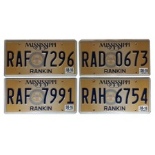 MISSISSIPPI (V1) : Plaque