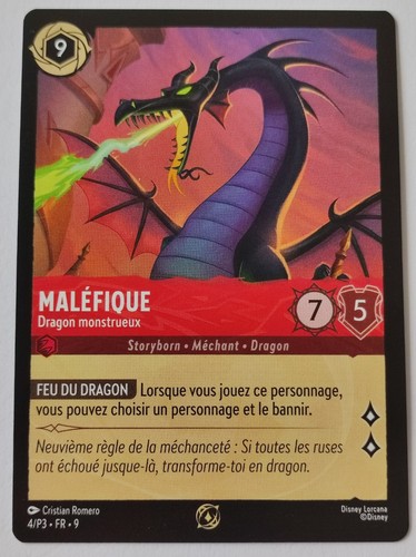 Lorcana malefique dragon - malefique,
