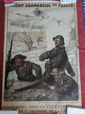 Affiche WW1 - Lucien Jonas - Crédit Commercial de France
