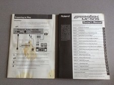 Mode d'emploi, Manuel original pour GROOVE BOX MC-505 (en anglais)