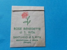 PLI RELIQUE POUDRE ROSE ROSIER MIRACULEUX  SAINTE RITA DE CASCIA ROCCAPORENA