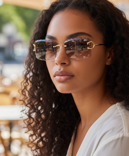 Lunettes monture cartier sans - monture,