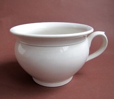 Ancien Pot de Chambre Blanc