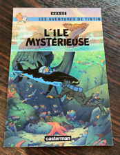 CARTE POSTALE 15X10 TINTIN HOMMAGE A HERGE L'ILE MYSTERIEUSE PASTICHE PARODIE