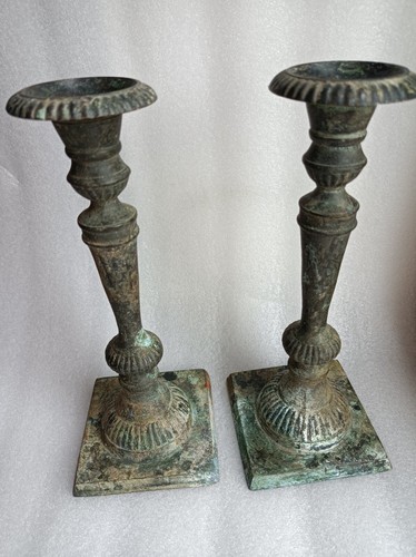 Bougeoirs shabbat bronze - de,
