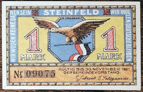 Billet allemagne mark - mark, 1921