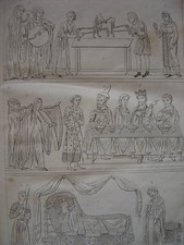 Gravure Scène de moeurs au