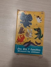 Jeu de 7 familles découvre les animaux