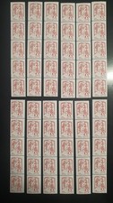 60 Timbres Marianne Rouge 20