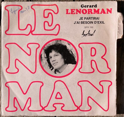 45t gerard lenorman je - gerard,