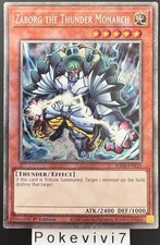 Carte YU-GI-OH! ZABORG THE THUNDER MONARCH RA04-EN125 PSR NEUF