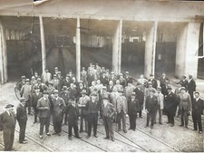 Photographie Rotonde ferroviaire, PLM, Chemin de fer, Train, Architecture, SNCF.