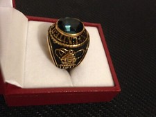 Forces Spéciales Chevalière US Navy Marine Plaqué OR  14 CARATS T 7,25 US  55 Fr