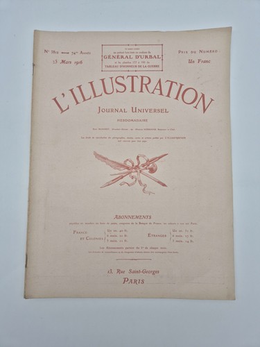 Illustration 1er avril 1916 - l'illustration,
