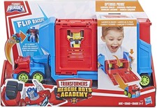 Robot Camion OPTIMUS PRIME Transformers FLIP RACERS RESCUE BOTS HASBRO E3285