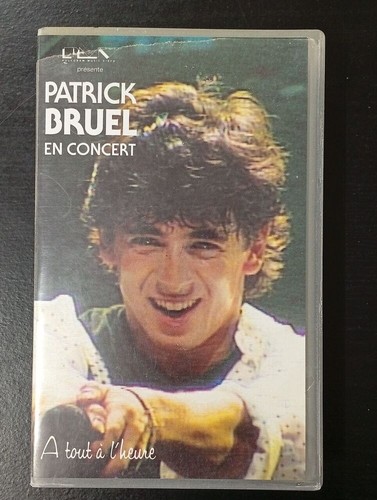 Vhs patrick bruel concert - vhs, en